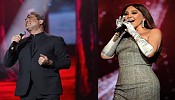 إليسا ووائل كفوري… رومانسيـةٌ تتلألأ في سماء الرياض
