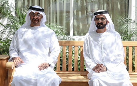 محمد بن راشد ومحمد بن زايد يبحثان عدداً من القضايا الوطنية