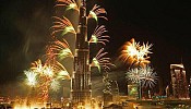Spectacular fireworks light up Burj Khalifa