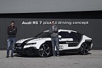 Mohammed Saadon Al-Kuwari among the first to experience Audi RS 7 piloted driving concept