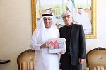 His Highness Sheikh Saud bin Saqr Al Qasimi presented with newly launched “People of Ras Al Khaimah” book by Photographer Jeff Topping 
