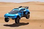 سيارات فريق البحرين ريد إكستريم الخارقة المزدوجة تستعد لرالي أبوظبي الصحراوي