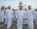 Sultan bin Hamdan visits Sheikh Zayed Festival’s pavilions, sections, reviews final preparations for launch